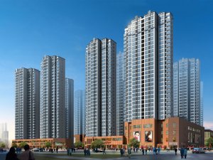 蒙城玖隆國(guó)際小區(qū)百葉窗、鋅鋼樓梯扶手定制