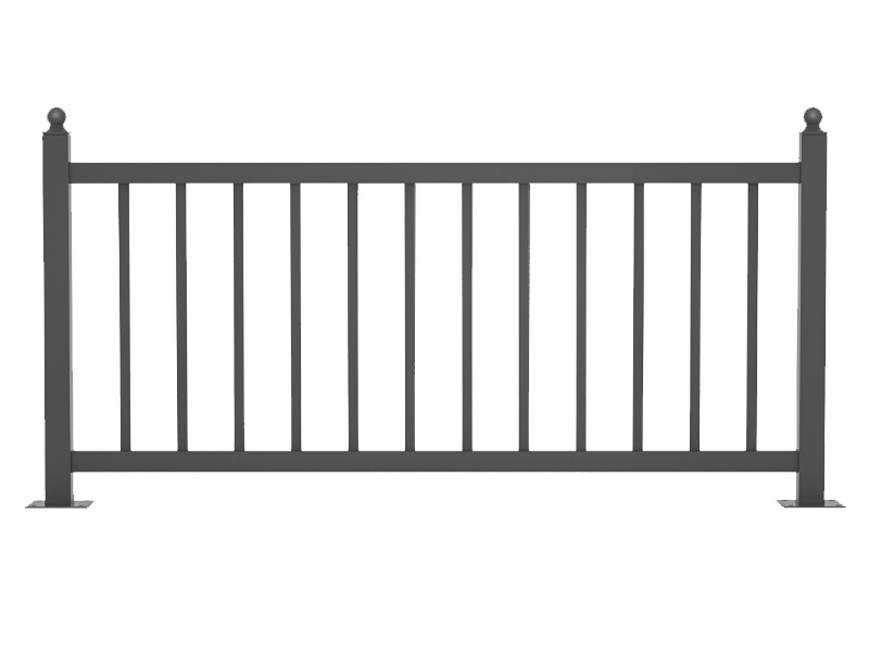 市政道路鋅鋼圍欄圖片